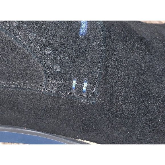 Joseph Abboud * Black Seude w Blue Sole/Stitching * Lace-Up * Men's Size 11.5 - Picture 8 of 11